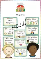 Vorschau - Bildkarten - Classroom Management / Rituale: Morgenkreis (Tafelmaterial & Visualisierung) - Fächerübergreifend - Kl. 1/2 - Deckblatt