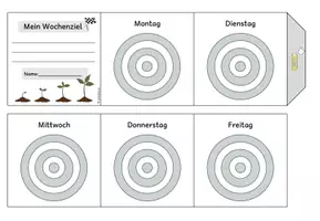 Vorschau - Arbeitsblätter - Ziel der Woche - Leporello (Klasse 1-4) - Seite 3