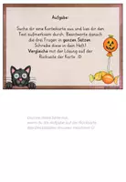 Vorschau - Spiele - Lesekartei mit Fragen: Halloween - Seite 3