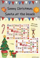 Vorschau - Unterrichtsreihen - Christmas in Australia - Santa at the beach #weihnachtenauflmp - Deckblatt