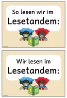 Vorschau - Präsentationen/Tafelbilder - Lesetandem - Tafelmaterial (Klasse 1-4) #50mal50byextraklasse - Seite 3