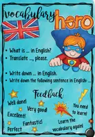 Vorschau - Poster - Poster zur Vokabelabfrage: vocabulary hero - Seite 1