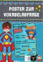 Vorschau - Poster - Poster zur Vokabelabfrage: vocabulary hero - Deckblatt