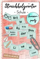 Vorschau - Spiele - Streichholzschachtelwörter "Schule" - Seite 3