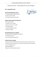 Vorschau - Stundenentwürfe - Deutsch Geschichte von 1830-1990 mittels historischer Lieder darstellen (Liedquelle im Geschichtsunterricht, Unterrichtsreihe, z.B. für den Zusatzkurs Geschichte) - Seite 1