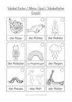Vorschau - Unterrichtsreihen - Deutsch: Buchstabe R in Druckschrift - Arbeitsblätter für den Schreiblehrgang - Seite 1