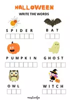 anteprima - Esercizi - ATTIVITA' DI HALLOWEEN IN INGLESE CLASSE PRIMA! - Pagina 2