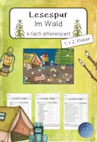 Vorschau - Spiele - Lesespur - Im Wald (1. - 2. Klasse) Herbst - Deckblatt