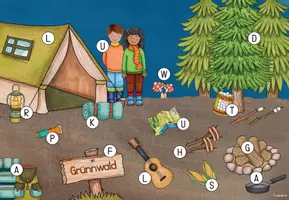 Vorschau - Spiele - Lesespur - Im Wald (1. - 2. Klasse) Herbst - Seite 1