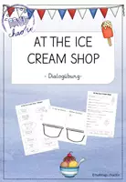 Vorschau - Unterrichtsreihen - At the Ice Cream Shop_Dialogübung - Deckblatt