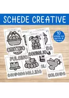 anteprima - Altro tipo di materiale - 🌞 Schede Creative con Batuffolo di Cotone - Pagina di copertina
