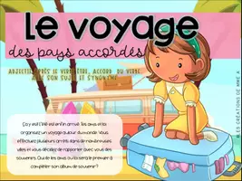 Aperçu - Apprentissages en autonomie - Atelier Français: Voyage au pays accordé - Page 1