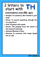 Vista previa - Juegos / Gamificación - 2 Letters to Start With - TH - ESL game - página 2
