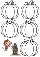 anteprima - Flashcard - Halloween magic pumpkins - Pagina 2