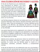 Vista previa - Hojas de trabajo - Día de los Muertos: Lectura - Actividades y Rompecabezas 3º - 5º - página 1
