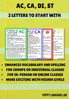 Vista previa - Juegos / Gamificación - 2 Letters to Start With - AC, CA, DI, ST - ESL game - Portada