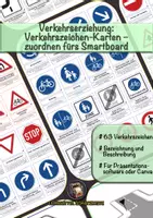 Vorschau - Bildkarten - Verkehrserziehung: Verkehrszeichen-Karten (digitales Tafelbild für Smartboards) - Deckblatt