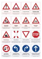 Vorschau - Bildkarten - Verkehrserziehung: Verkehrszeichen-Karten (digitales Tafelbild für Smartboards) - Seite 1