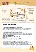 Vorschau - Aufgabenkarten - Schatzkartenworte 1 - Erste lautgetreue Worte - Seite 1