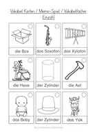 Vorschau - Unterrichtsreihen - Deutsch: Buchstaben X und Y in Druckschrift - Arbeitsblätter für den Schreiblehrgang - Seite 1