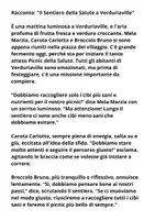 anteprima - Programmi scolastici / Materiali per docenti - Attività Il Sentiero della Salute a Verduriaville + racconto - Pagina 1