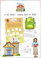 Vorschau - Arbeitsblätter - In der Schule - Leseweg (auch für DaZ) - Deckblatt