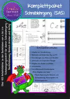 Vorschau - Unterrichtsreihen - Deutsch: Komplettpaket Buchstaben Schulausgangsschrift & Schreiblehrgang - Deckblatt