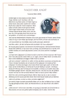 Vorschau - Arbeitsblätter - spannende Kurzgeschichten mit Aufgaben: Inhalt, Spannungskurve, sprachliche Mittel, Leerstellen u.ä. (wachsendes Sparpaket) Klasse 5-7 - Seite 1