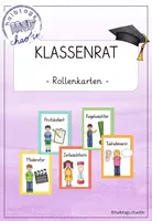 Vorschau - Anderer Materialtyp - Klassenrat - Rollenkarten - Deckblatt