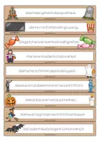 Vorschau - Fördermaterial/Inklusion - HALLOWEEN Schlangensätze - Seite 2