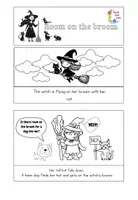 anteprima - Esercizi - Halloween - "Room on the Broom": story sequencing - Pagina 1
