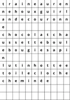 Aperçu - Feuilles d'exercices - Reconstituer des mots en capitales ou en script fiche d'exercice Noël - Page 2
