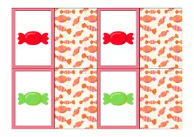 Aperçu - Jeux - Le memory des bonbons - Page 1