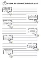 Vorschau - Arbeitsblätter - Indirect Speech / Indirekte Rede / Englisch - Seite 2
