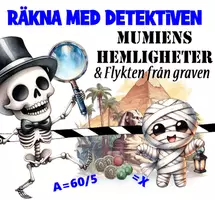 förhandsvisning - Rakna med detektiven - Mumiens hemligeheter - försättsblad