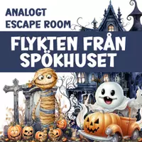 förhandsvisning - Flykten från spökhuset – escape room med spökbilsrally! - försättsblad