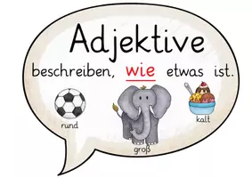 Vorschau - Präsentationen/Tafelbilder - Wortarten: Tafelmaterial Adjektive - Seite 2