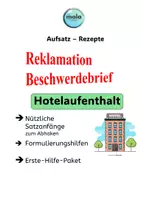 Vorschau - Unterrichtsreihen - Aufsatz-Rezepte: Reklamation - Hotel - Deckblatt