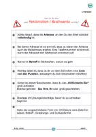 Vorschau - Unterrichtsreihen - Aufsatz-Rezepte: Reklamation - Hotel - Seite 3