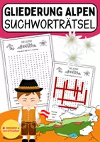 Vorschau - Arbeitsblätter - Gliederung der Alpen - Suchworträtsel für Schnelle oder für zwischendurch (Sekundarstufe 1) - Deckblatt