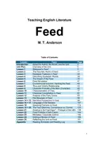 Vorschau - Unterrichtsreihen - FEED, M. T. Anderson - Unterrichtseinheit (Dystopia / Visions of the Future / Media) - Seite 1
