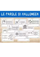 anteprima - Esercizi - 🎃 Le parole di Halloween – Libricino stampabile in minuscolo - Pagina 1