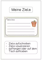 Vorschau - Anderer Materialtyp - Meine Ziele Karten - Deckblatt