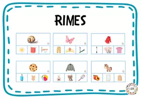 Vista previa - Tarjetas / Manipulativos - Rimes - Portada