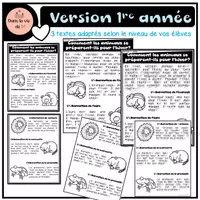 Aperçu - Préparation de séance / Séance complète - Les animaux se préparent pour l'hiver - Page 1