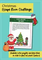 anteprima - Esercizi - Christmas Escape Room - 2a e 3a media (inglese) - Pagina 1