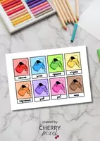 Προεπισκόπηση - Flashcards - Mini Εκτυπώσιμες Κάρτες με τα Χρώματα - Εξώφυλλο