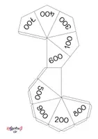 anteprima - Materiale di supporto/inclusione - DADI VALORE POSIZIONALE - Pagina 3