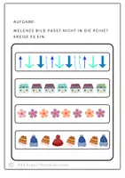 Vorschau - Arbeitsblätter - visuelle Wahrnehmung, Materialmix - Seite 2