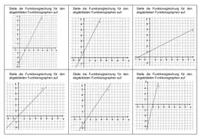 Vorschau - Aufgabenkarten - Aufgabenkarten Funktionsgleichung bestimmen - Seite 1